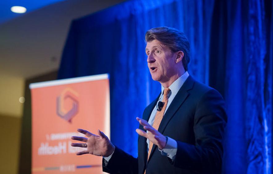 Patrick Kennedy speaking to crowd