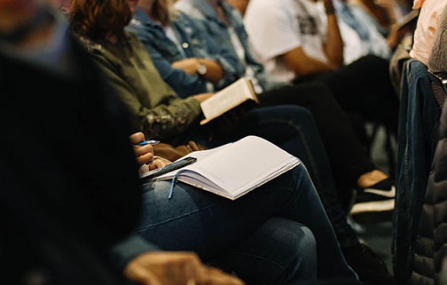 group taking notes